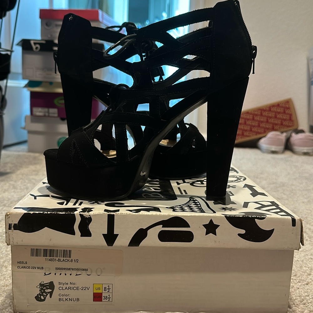 Black heels